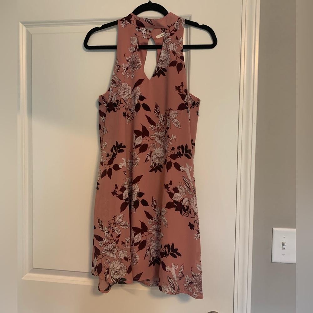 Women’s Miami Pink Floral Mini Dress